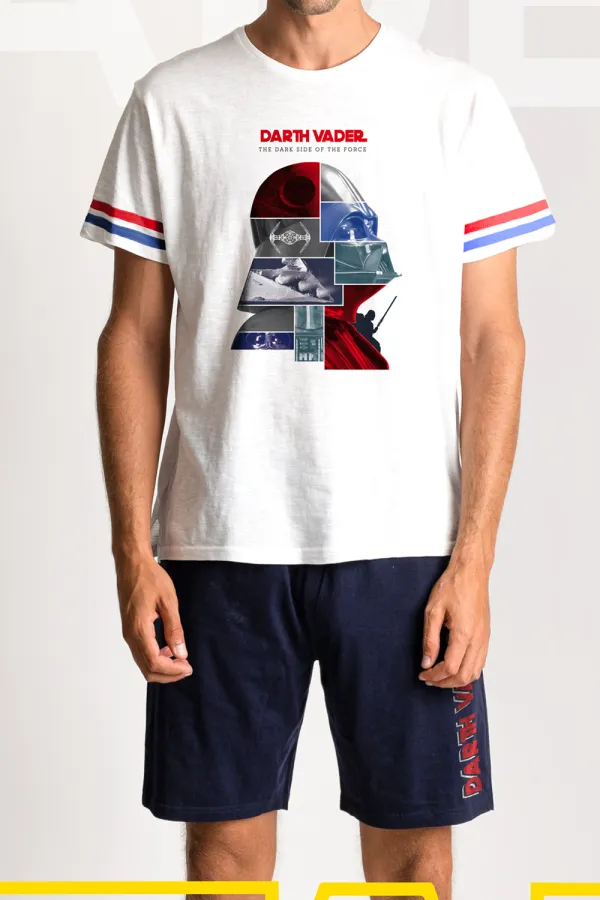 pijama-corto-hombre-dark-vader-star-wars-blanco-azul