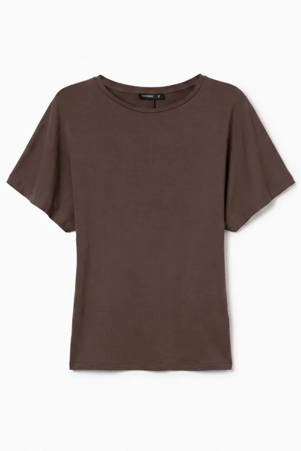 camiseta-marrón-chocolate-slimy