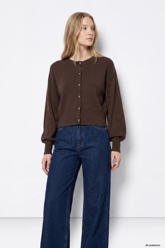 cardigan-chocolate-botones-dorados-1