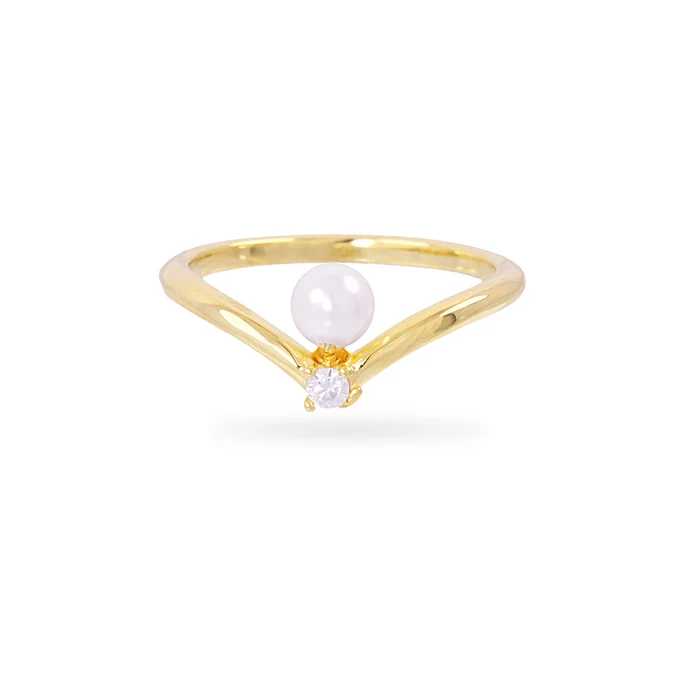 Anillo Alma Chevron Perla Ban357 1