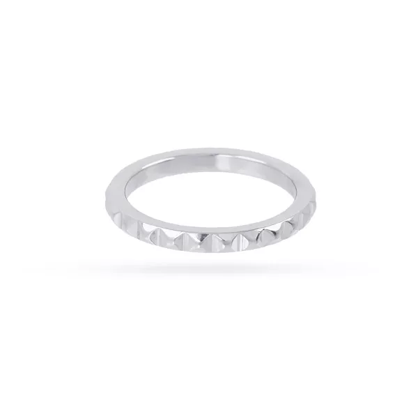 Anillo Textura Acero Anartxy