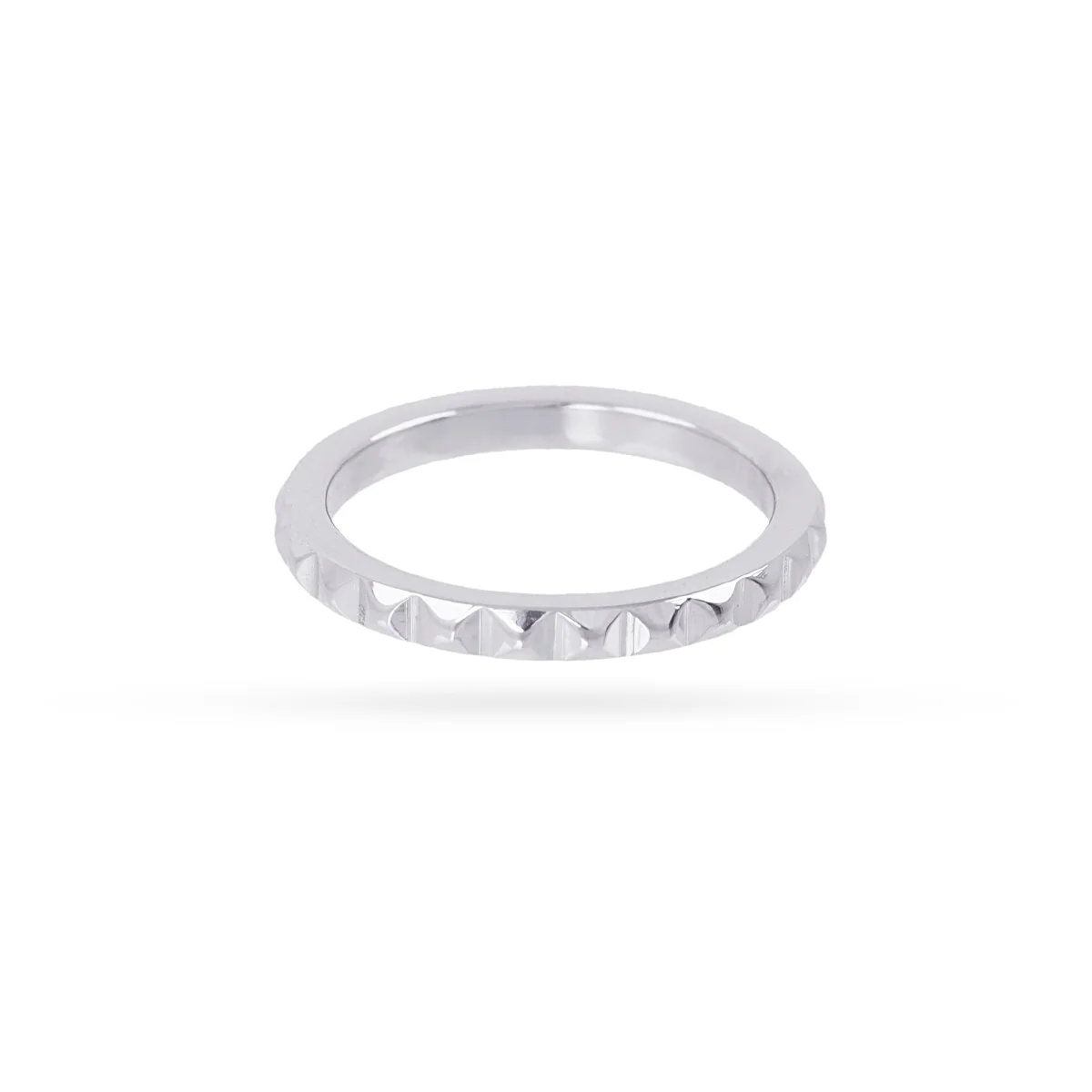 Anillo Textura Acero Anartxy