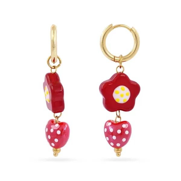 aros-trencadis-colgante-flor-y-corazon-dpe805