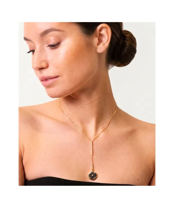 collar-acero-flor-colgante-cristal-facetado