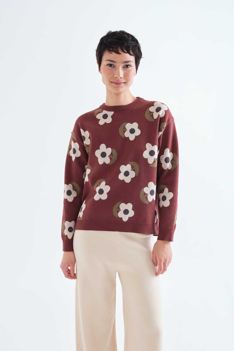 jersey-santini-marrón-con-flores-63C10202_01