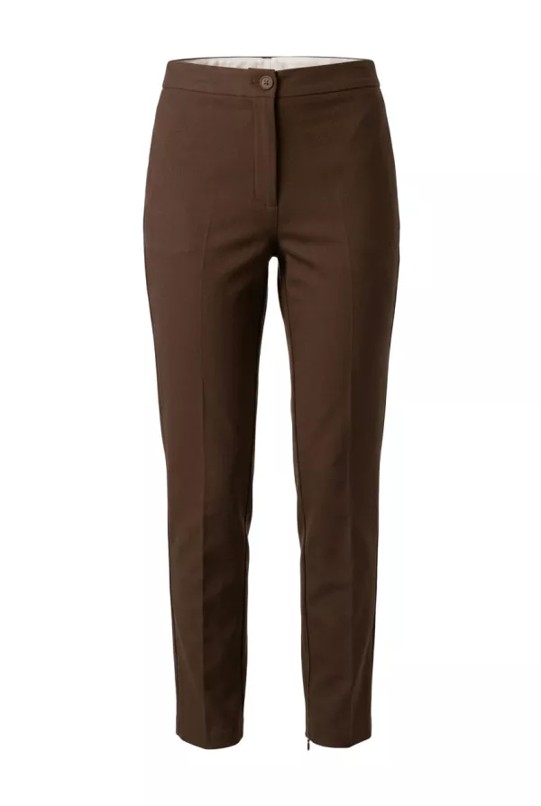 Pantalon Marrón Chocolate Vestir Clasico 1
