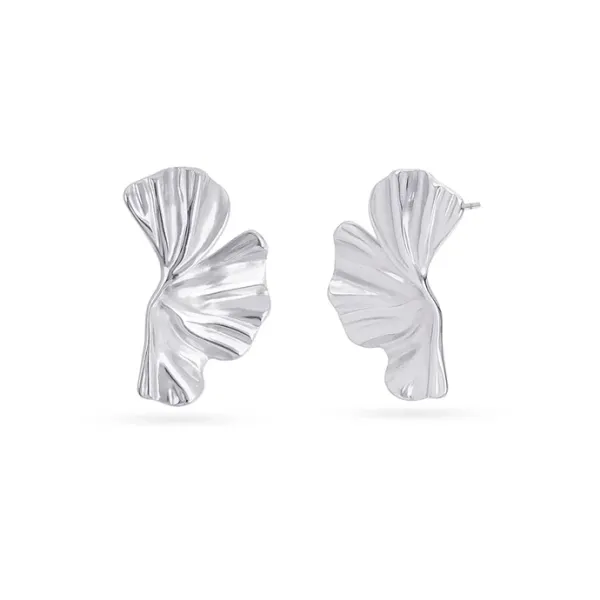 pendientes-acero-hoja