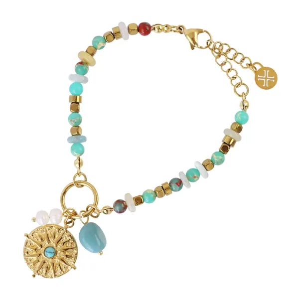 pulsera-cuentas-turquesa-brujula