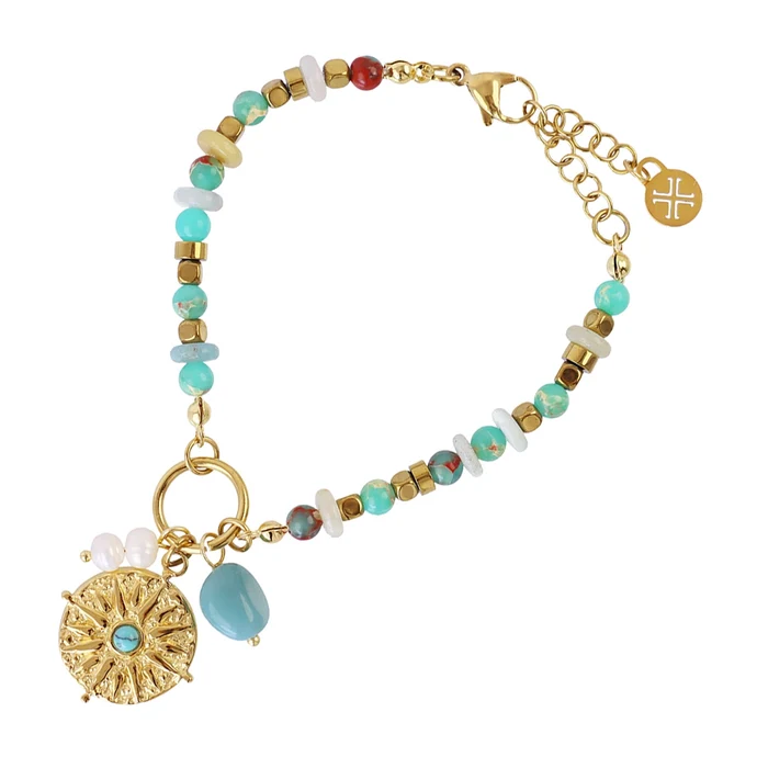 pulsera-cuentas-turquesa-brujula