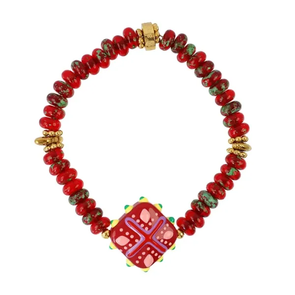 pulsera-elastica-mosaico-roja