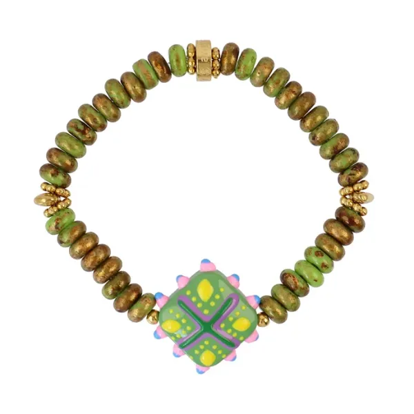 pulsera-elastica-mosaico-verde